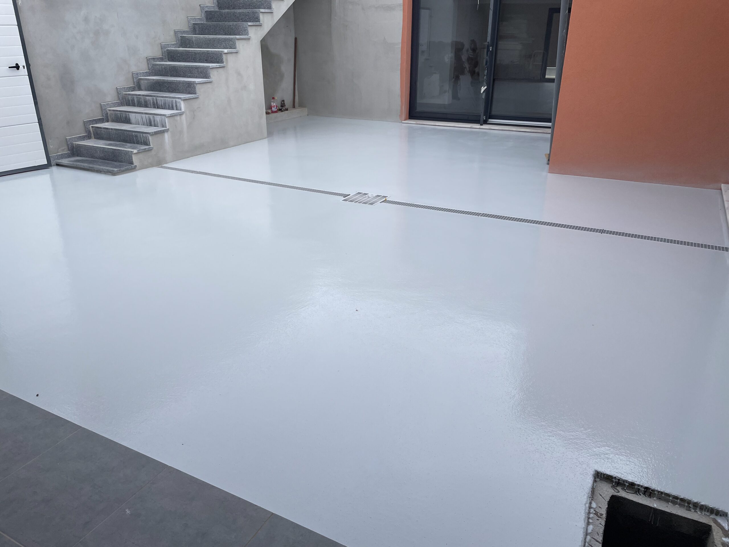 Terrasse étanchée et revêtue après système Combiflex SG-20